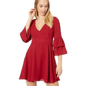 BB Dakota Size 4 Always Classy Red Mini Dress